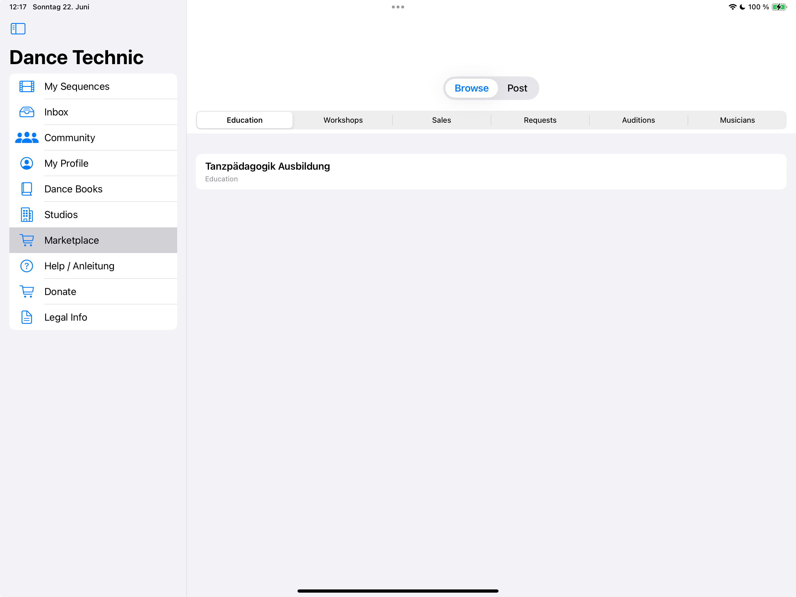 Marketplace Screenshot